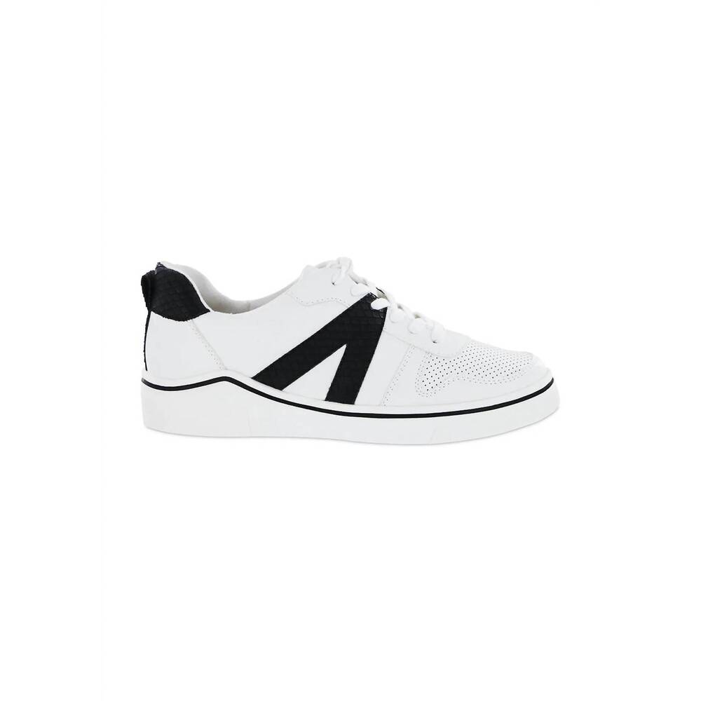 NEW MIA women's alta sneaker in white/black